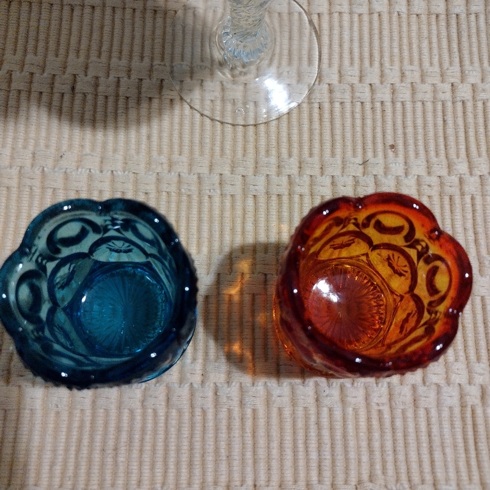 Vintage 3 pc glass set